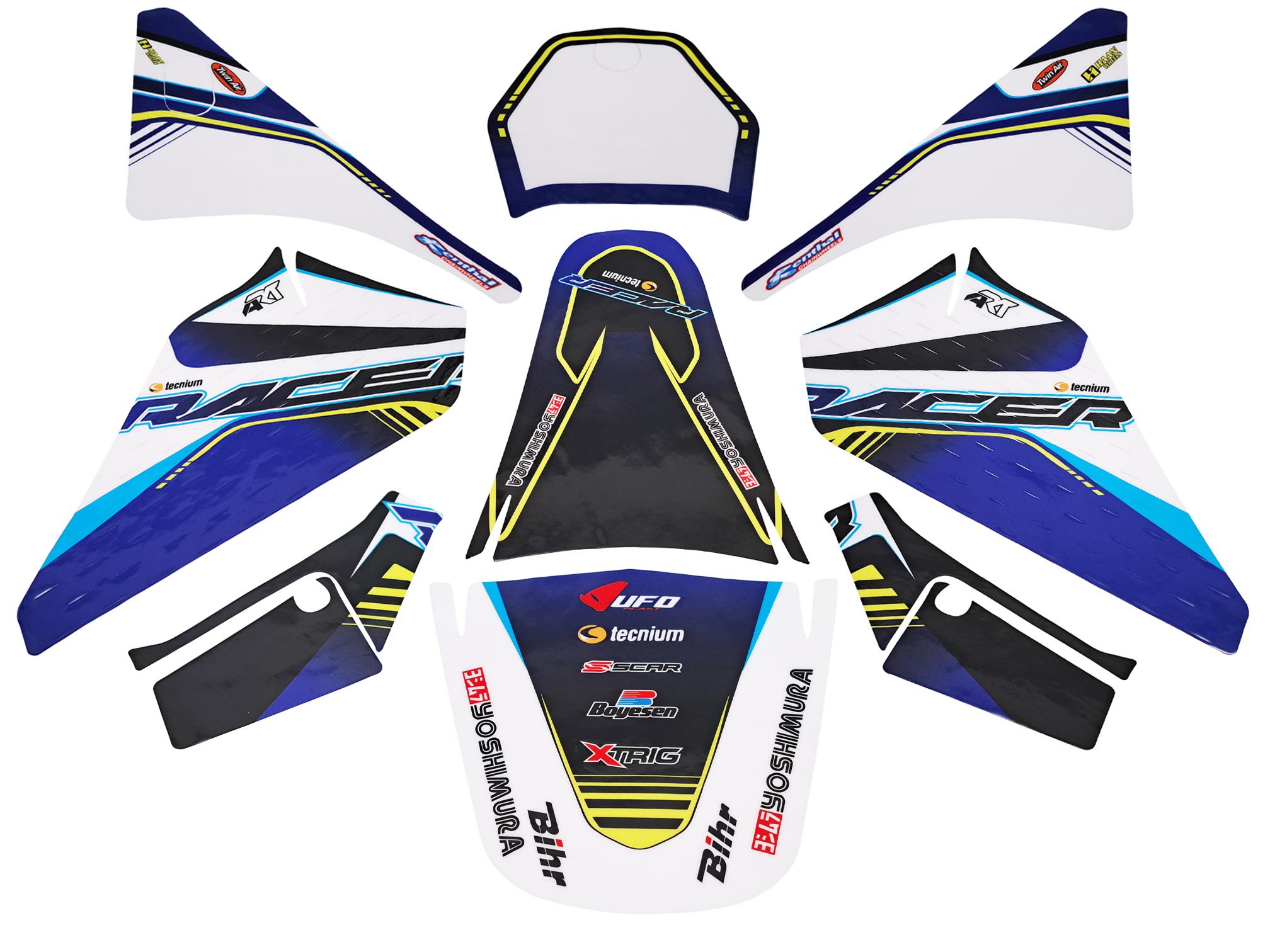 Carénage avant droit Yamaha PW 50 origine bleu - Pièce mini moto 50cc